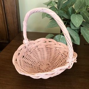 Anthropologie woven wicker basket